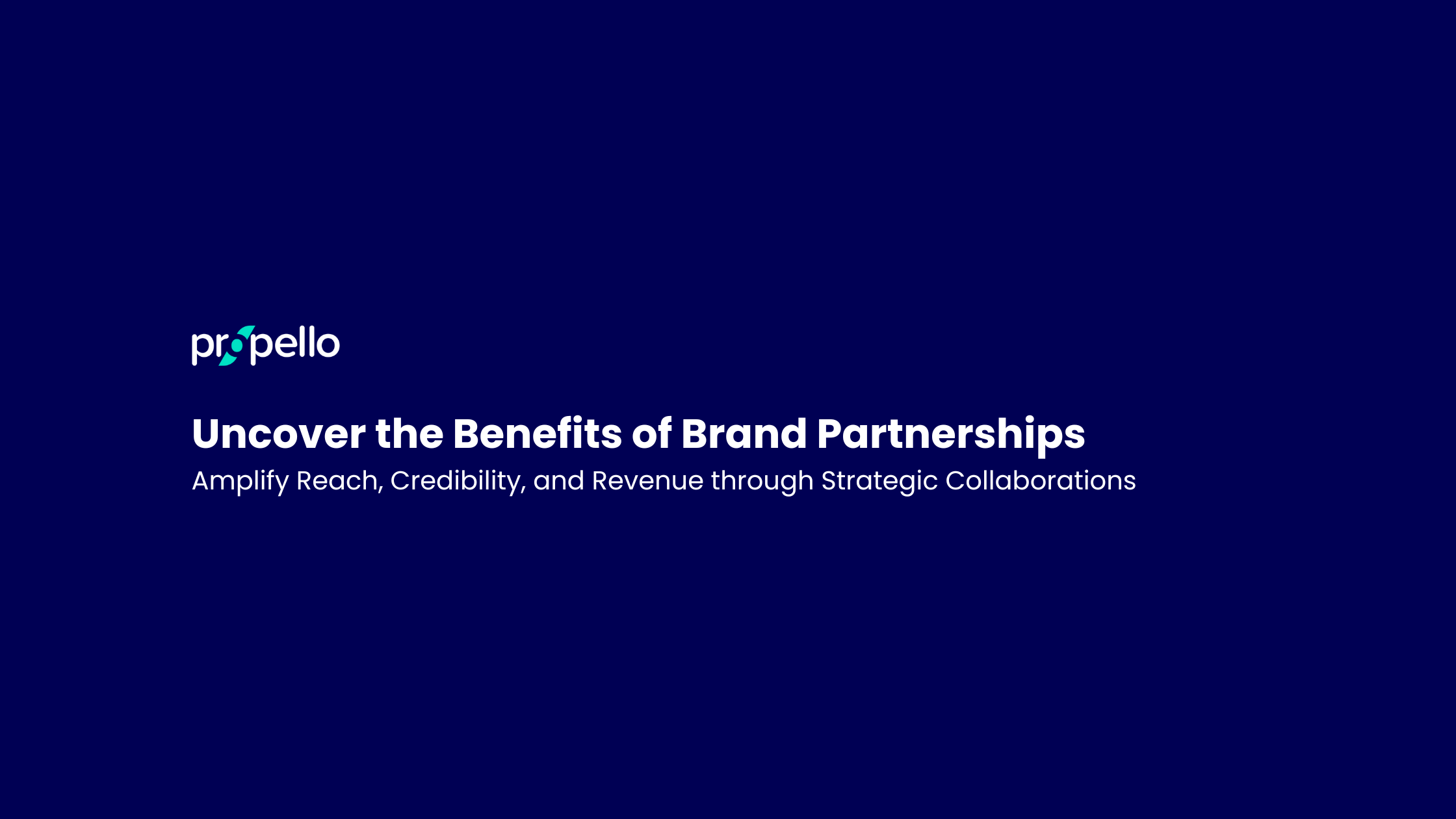 Benefits of Brand Partnerships