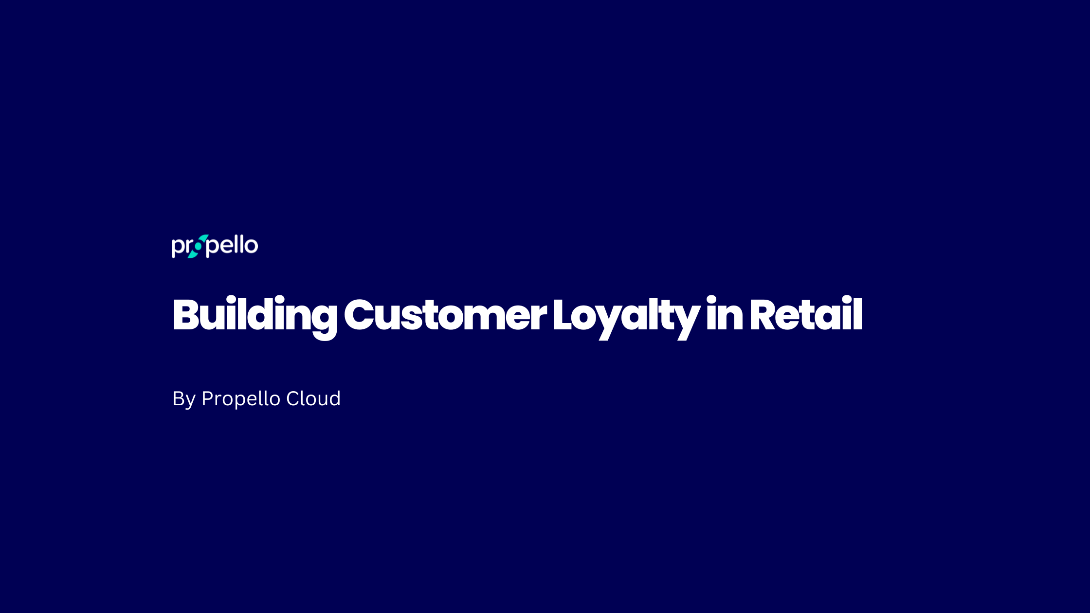 Customer Loyalty in Retail Industry