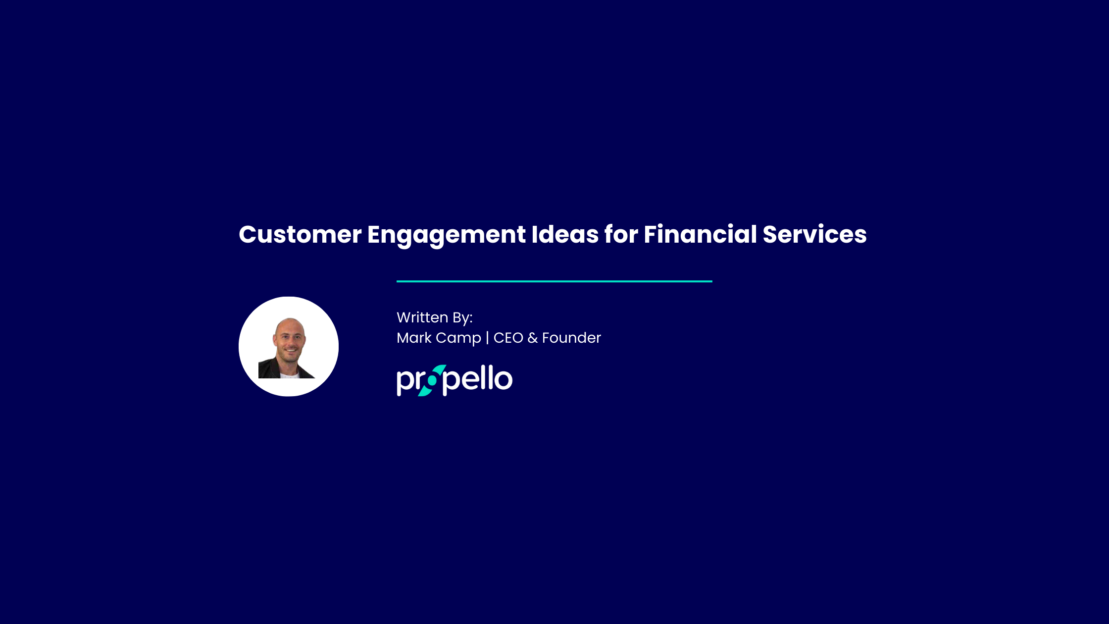Customer Engagement in Financial Services