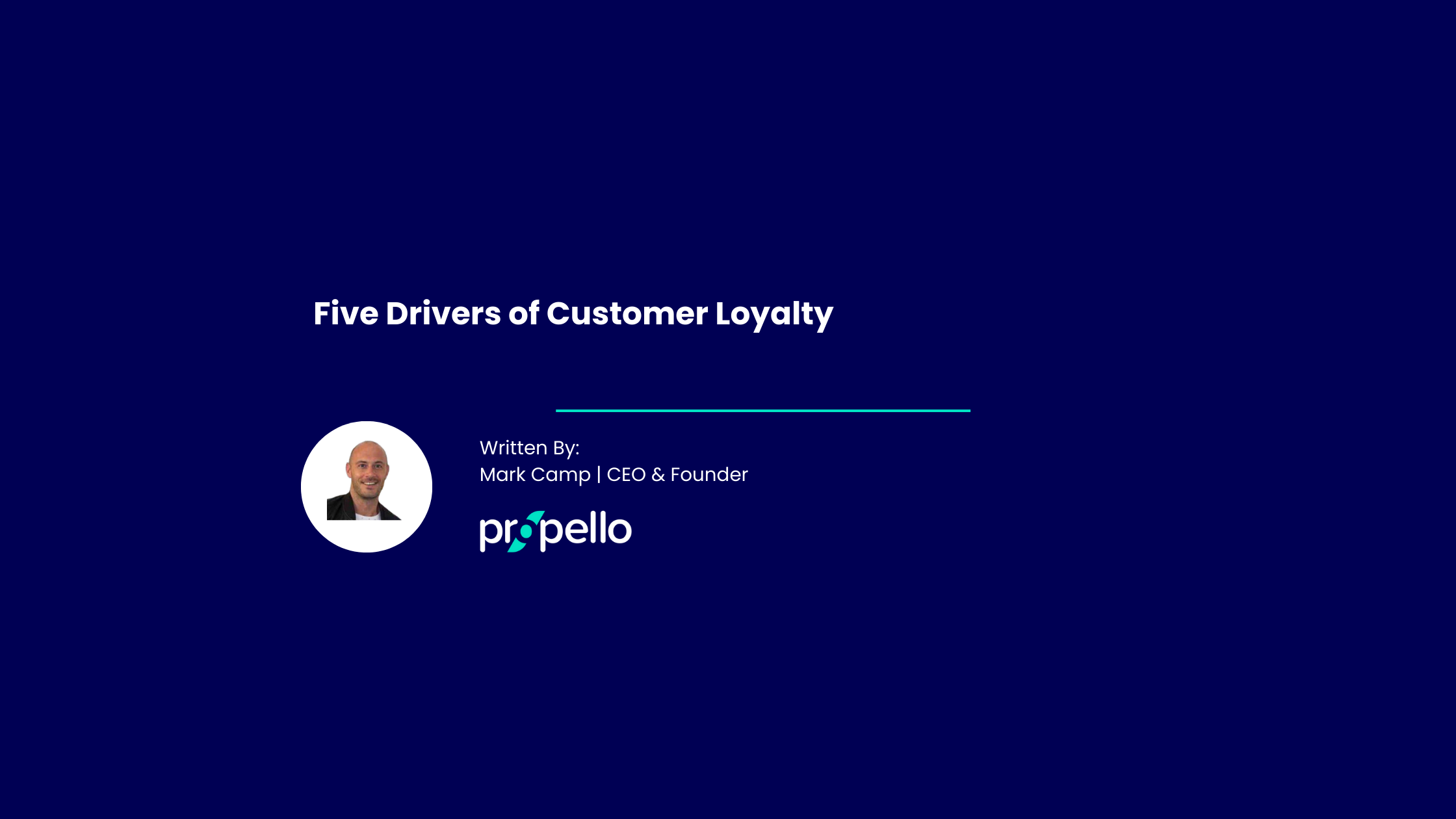 Drivers of Customer Loyalty