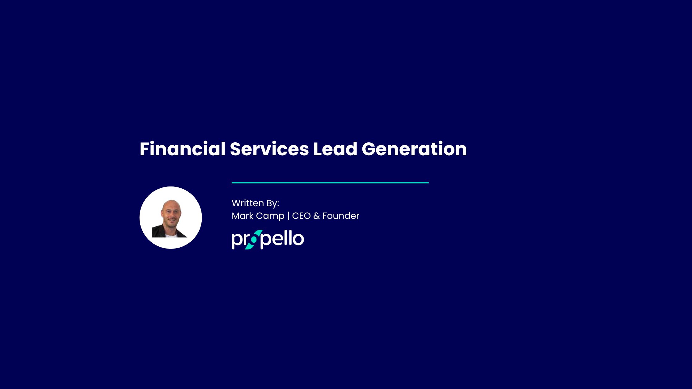 Financial Services Lead Generation