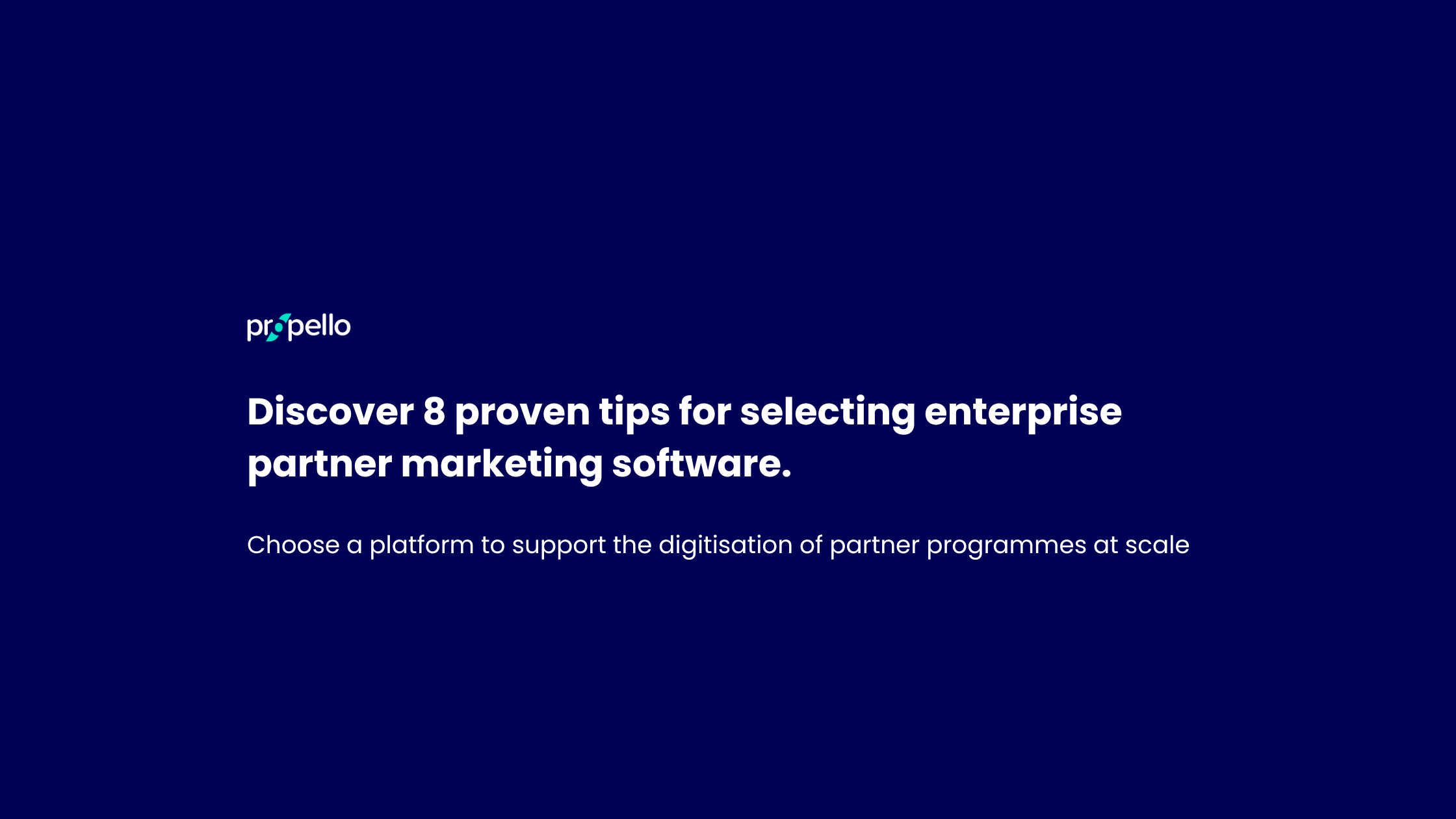 Partner Marketing Software