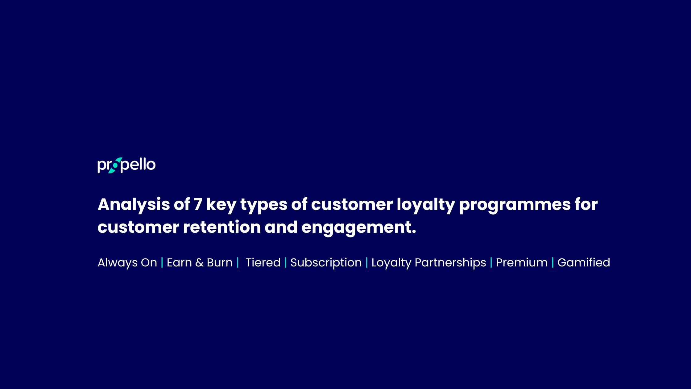 Types of Loyalty Programs