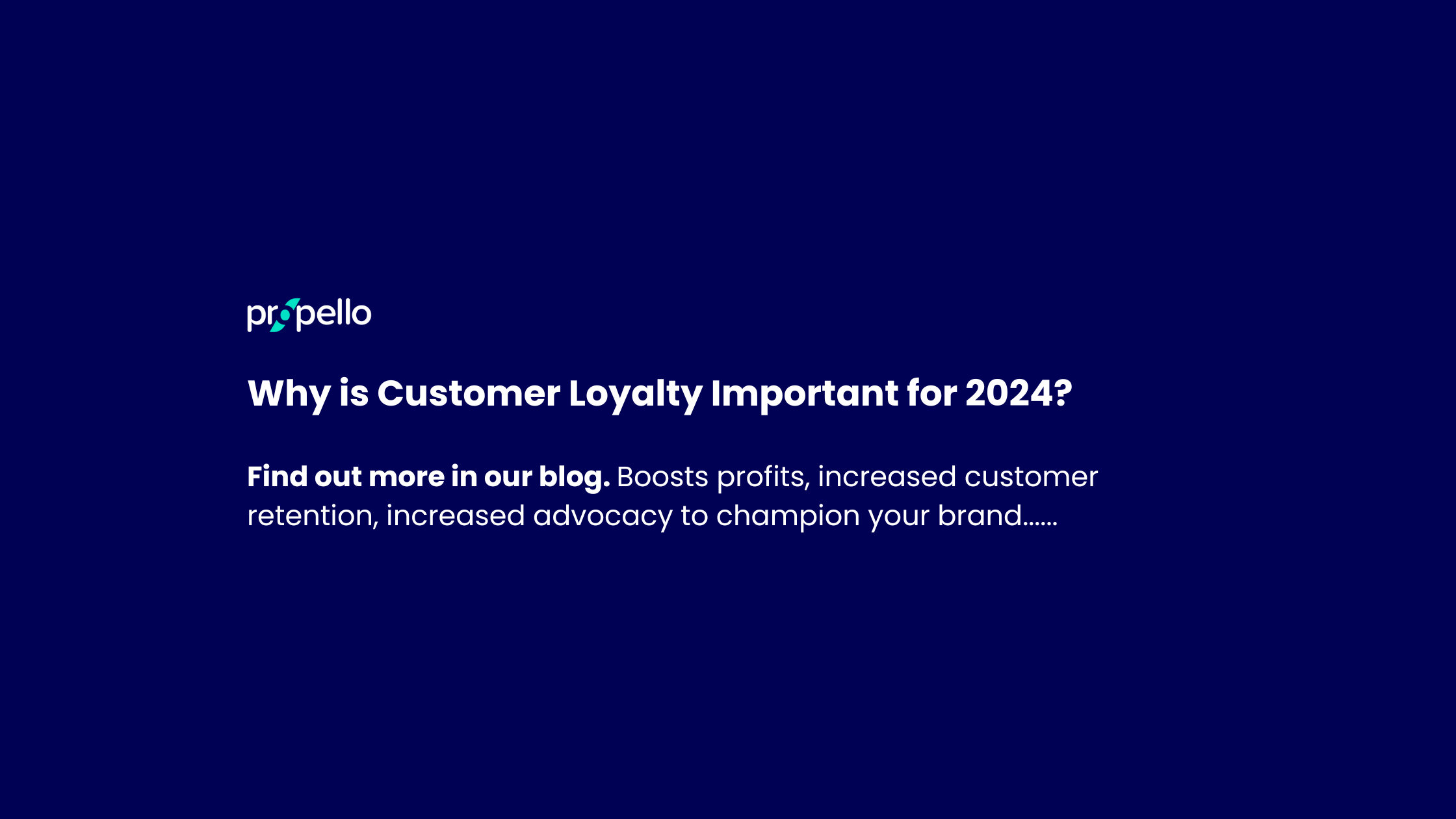 Why is Customer Loyalty Important?